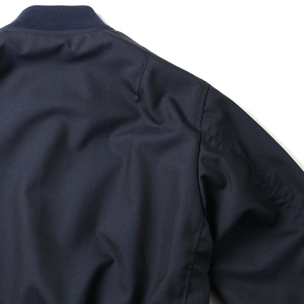 MARKAWARE FLIGHT JACKET ORGANIC WOOL TROPICAL A17A-09BL01C 「Area」