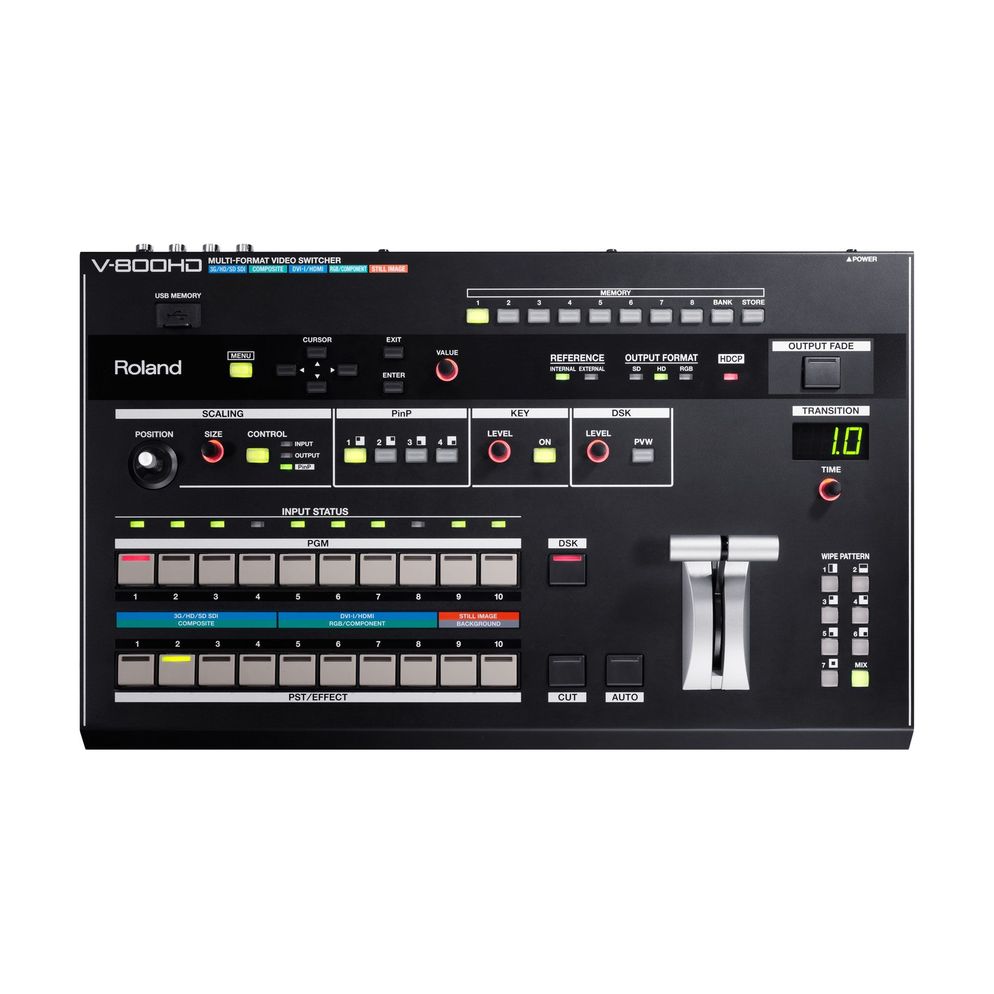 マルチフォーマットビデオスイッチャー（V-800HD）の製品詳細｜映像