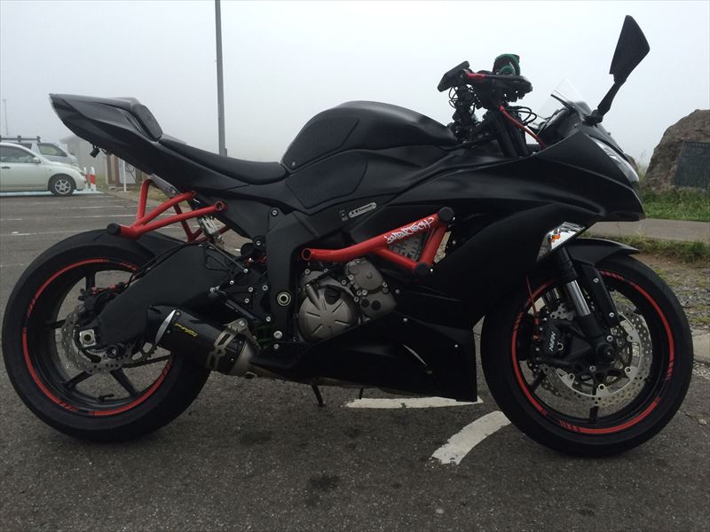 ZX-6R-ABSをスタントカスタム！ウイリーやジャックナイフ！| AxxL