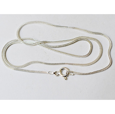 2311】イタリア製シルバー925 チェーンネックレス スネークボーン