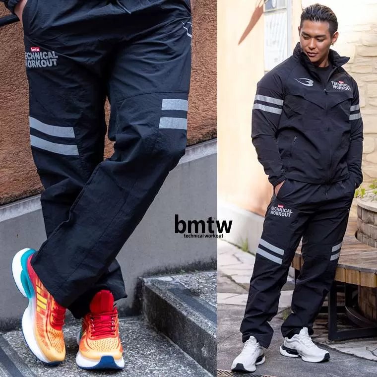 bmtw NYLON トレーニングロングパンツ1 M ブラック