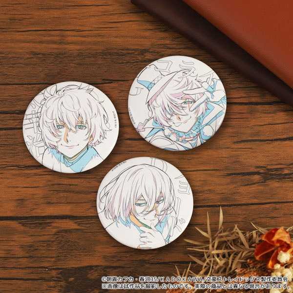 文豪ストレイドッグス 原画缶バッジセット 太宰治&フョードル・D&