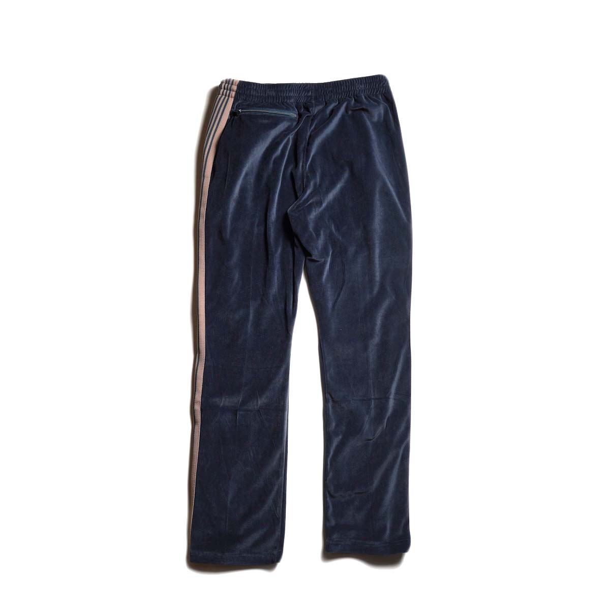 Needles / Narrow Track Pant - C/PE Velour (Steel Blue)