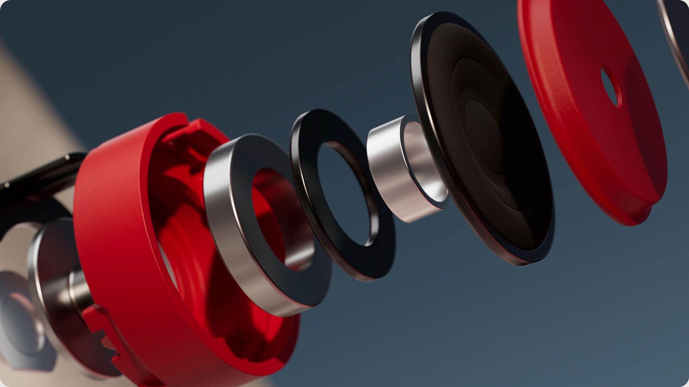 Beats Solo Buds - ワイヤレスイヤフォン - トランスペアレントレッド