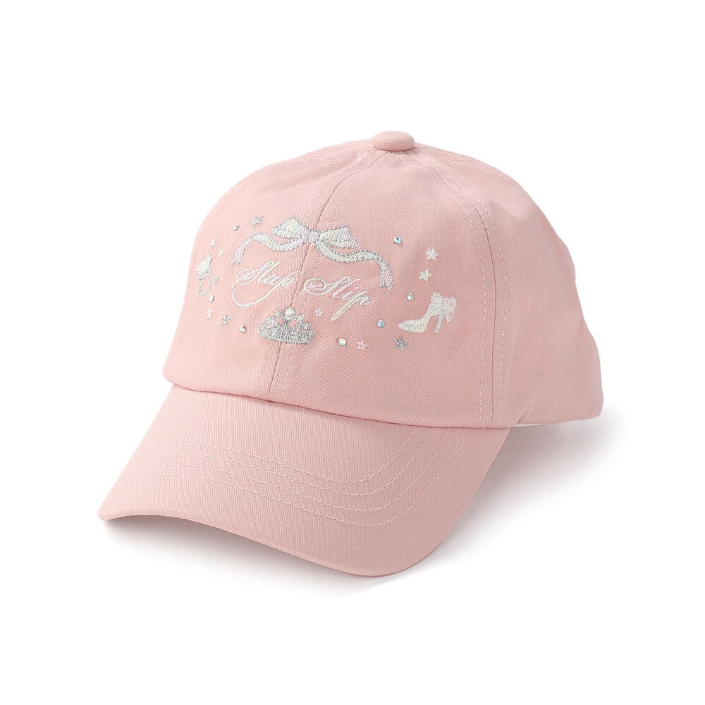 後ろリボンフェミニンモチーフ刺しゅうキャップ(52~54cm)(S(52cm