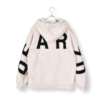 ニコ☆プチ 掲載 】バックロゴファーブルゾン(130~160cm)(130cm