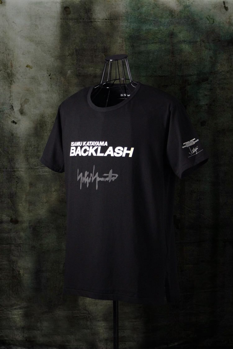 ISAMU KATAYAMA BACKLASH x Yohji Yamamoto LOGO Tshirt | ISAMU