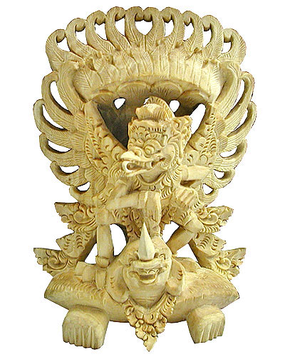 バリ島雑貨 木彫り ガルーダ（白檀）