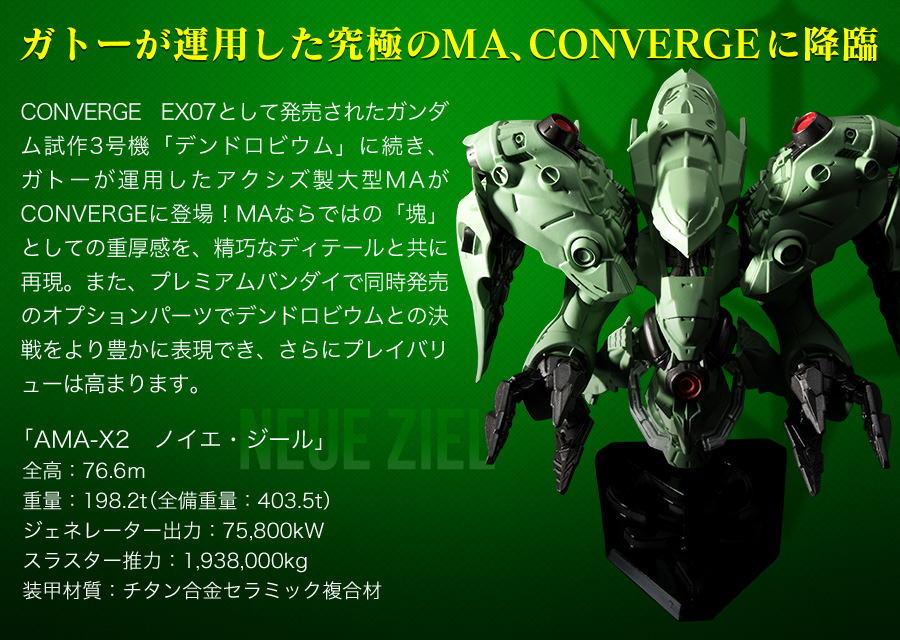 ガンダム食玩ポータル FW GUNDAM CONVERGE EX12 ノイエ・ジール ＋