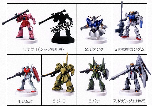 GUNDAM ミニフィギュアセレクションプラス4｜バンダイキャンディトイ