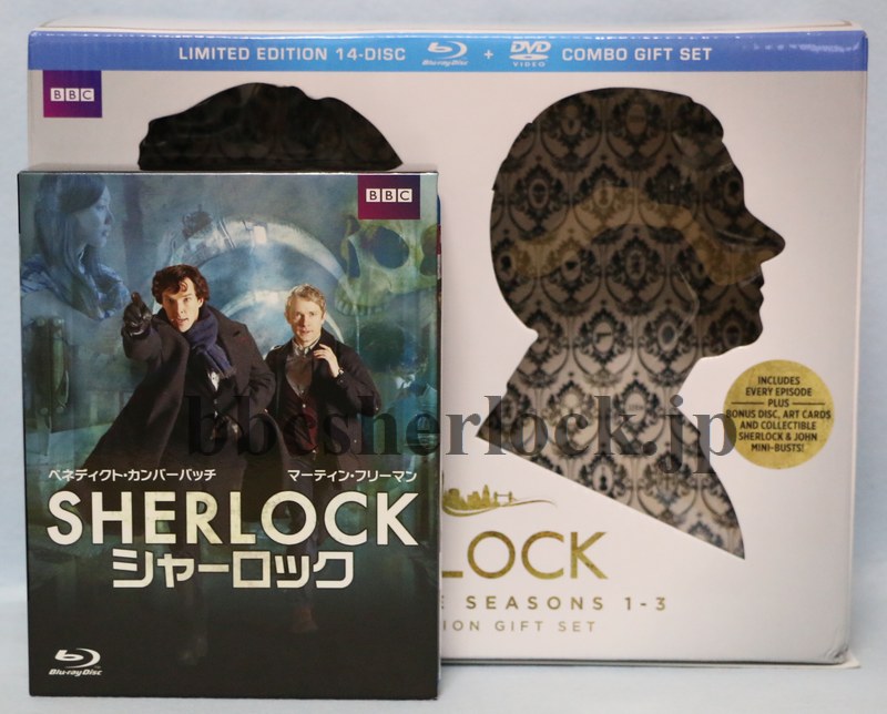 胸像＆ディスク＆パッケージ詳細：US版「Sherlock Limited Edition