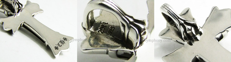 クロムハーツダブルCHクロスペンダントスモール(ネックレス)|クロム