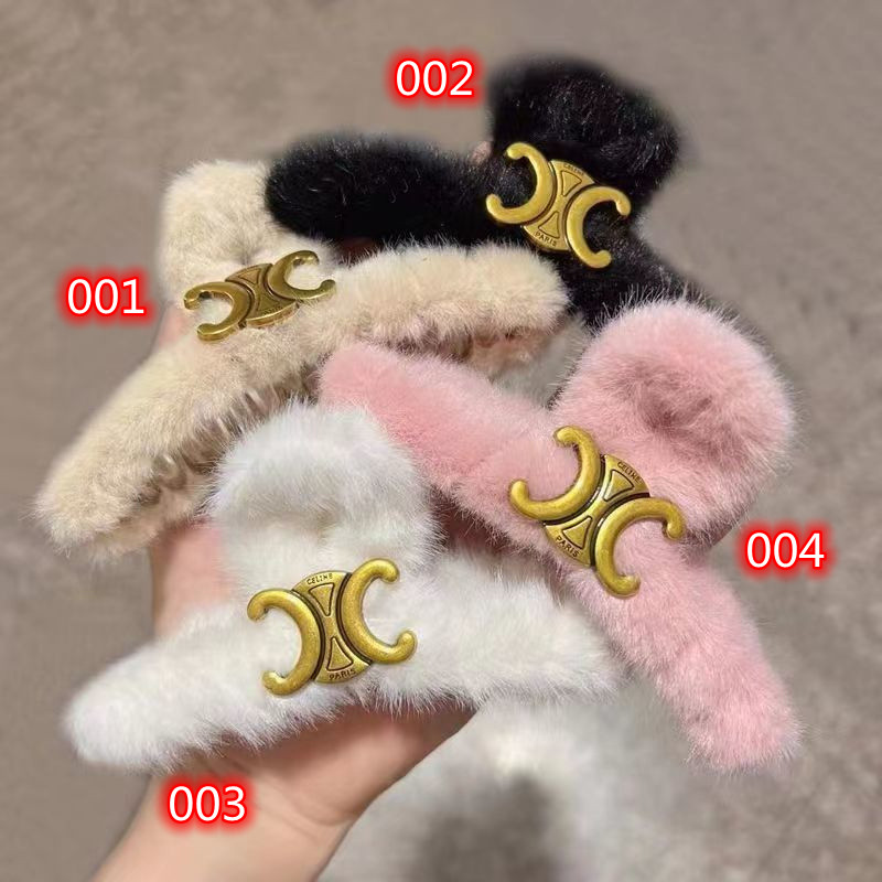 ハイブランドヘアクリップ セリーヌ バンスクリップ ワニクリップ