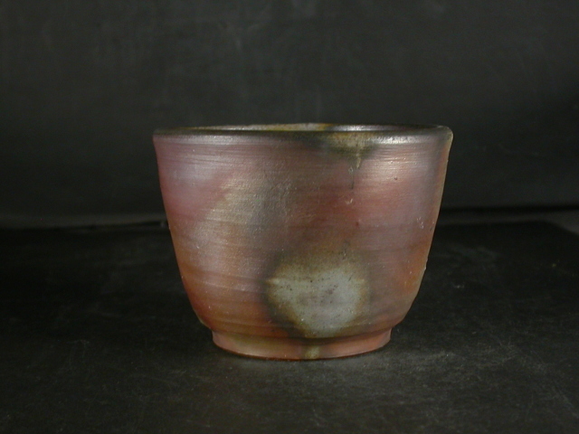備前焼 登窯 備前焼中堅作家 出井 隆 小振りな桟切盆栽鉢1 備前焼卸