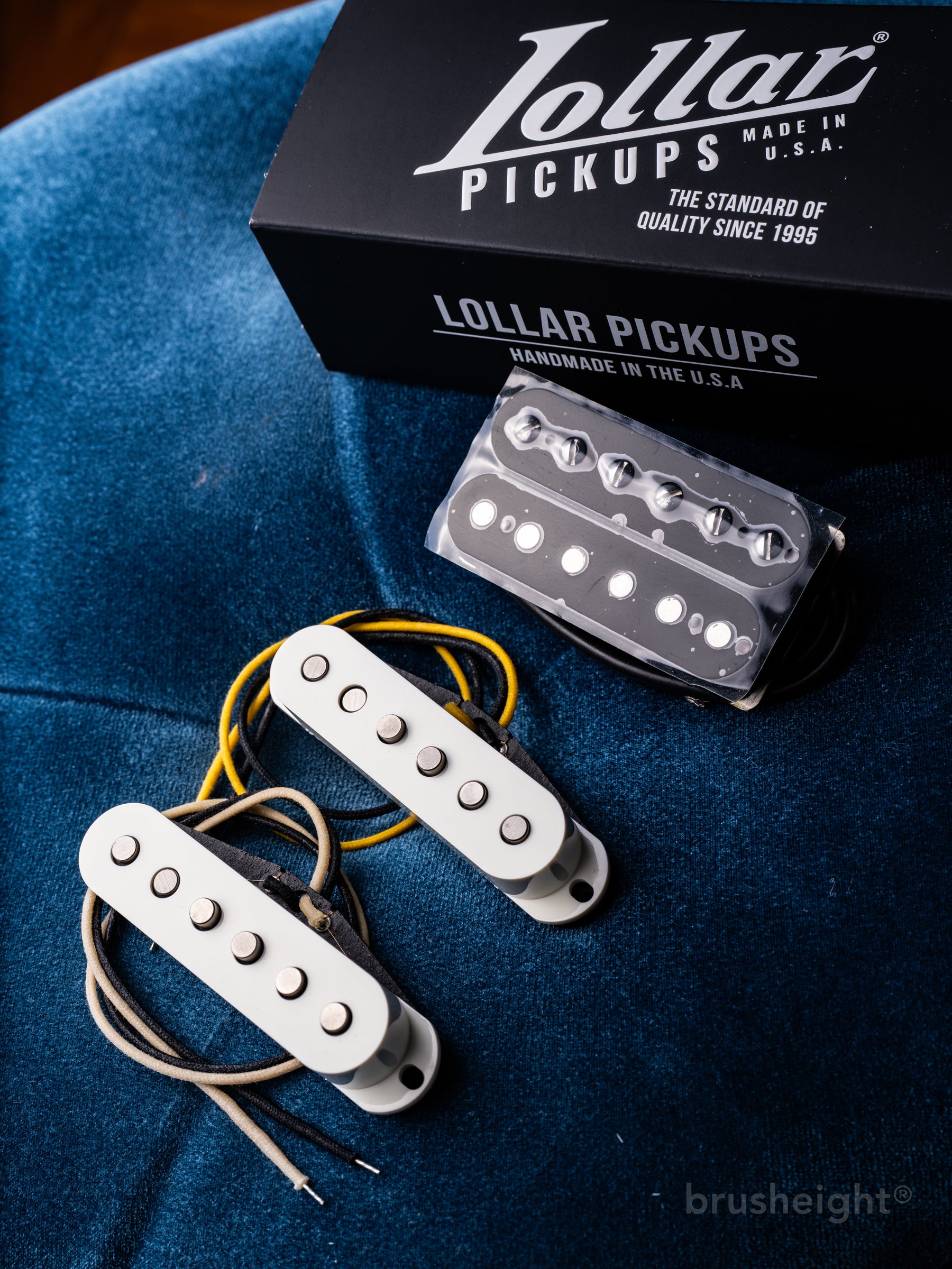 Lollar Pickups “SSH Set” Vintage Blonde Staggered or Flat