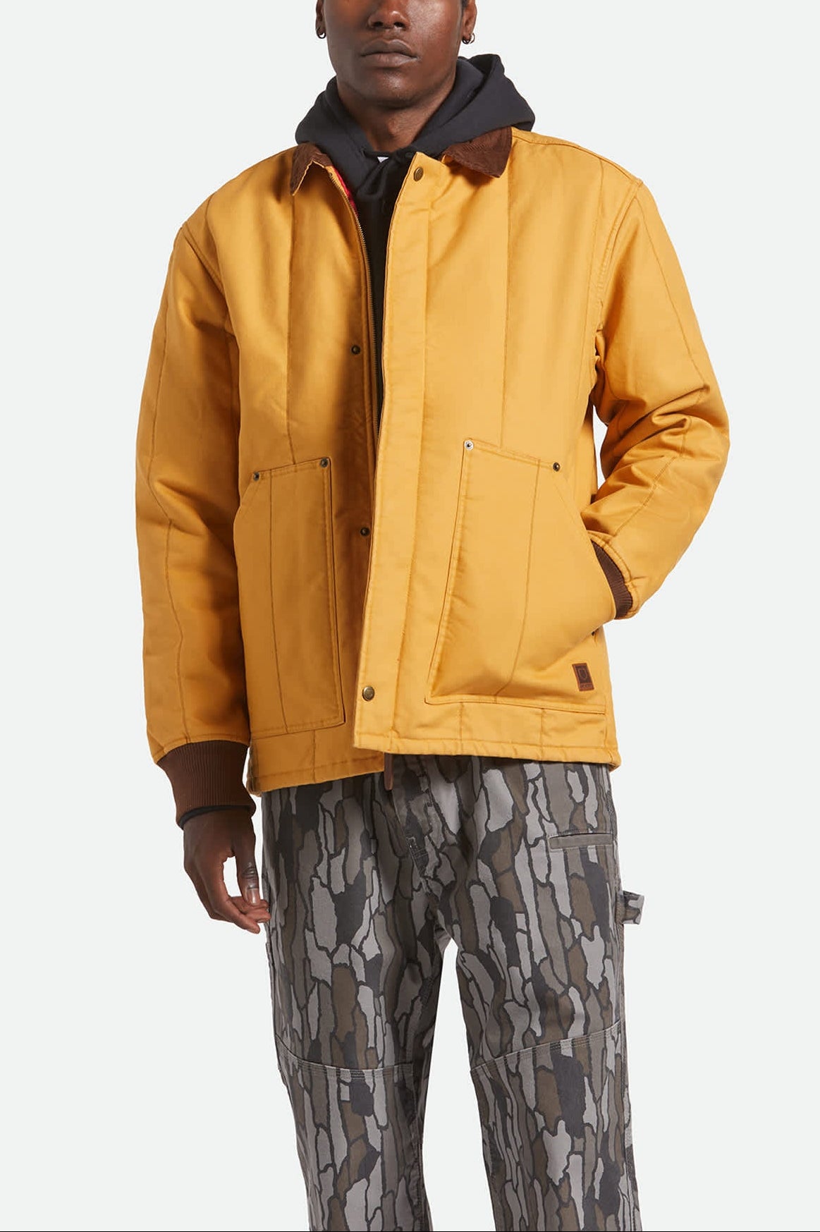 Men's Builders Ranch Jacket in Spruce Yellow – Brixton
