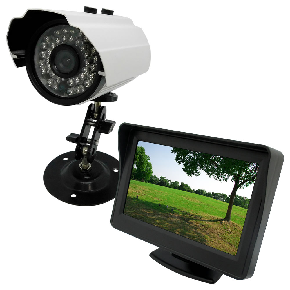 レガシー防犯カメラ】赤外線屋外カメラ1台＋モニターセット - 株式会社