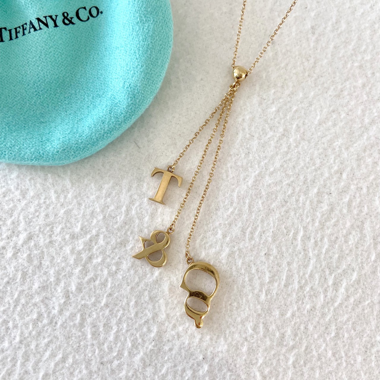 Tiffany＆Co.（ティファニー）ロゴアイコンネックレス K18ゴールド
