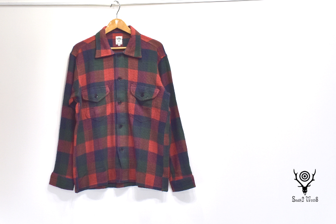 Smokey Shirt - Plaid Pique / RED/GRN/NVY | South2 West8