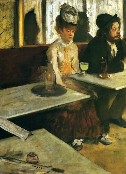 カフェにて ドガ 複製画 絵画