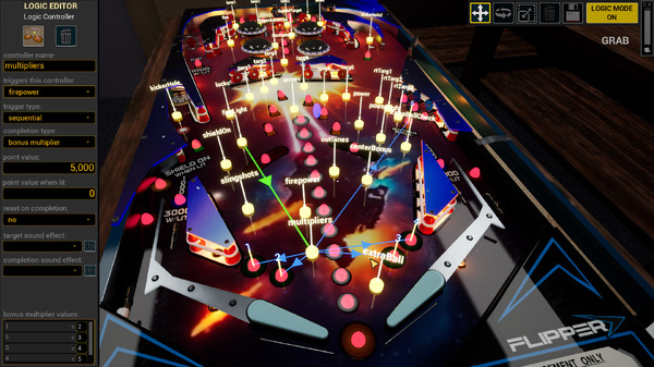 抜群のカスタム性！アーケードピンボール設計シム『PinBuilder』早期