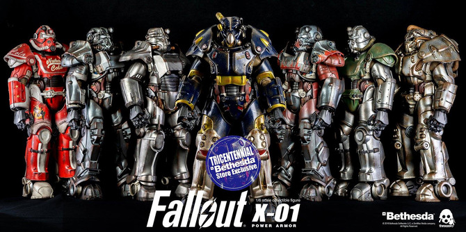 Fallout』の「X-01 パワーアーマー」フィギュアにベゼスダ・ストア限定