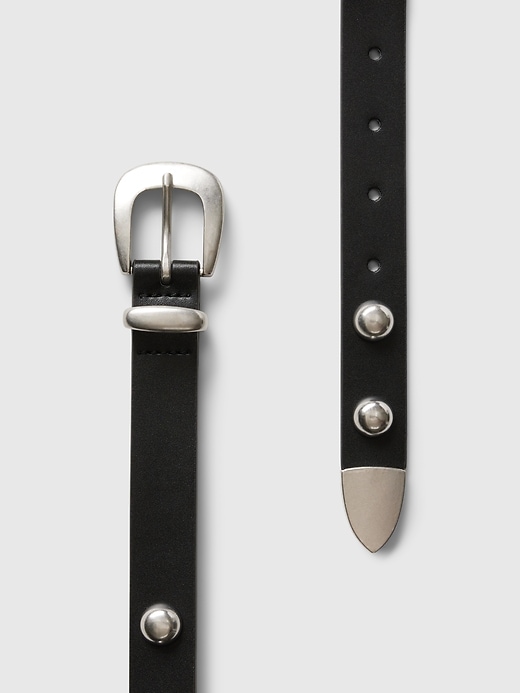 Vegan Leather Studded Belt | Gap