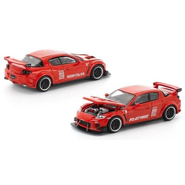 1/64 マツダ RX-8 RE雨宮 レッド （PopRace PRE016/入荷待ち予約受付中