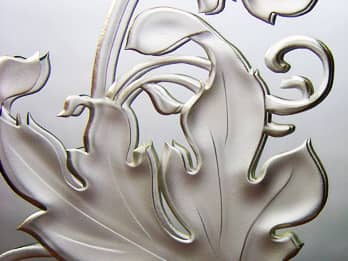 エッチングミラー リーブス｜ガラス彫刻の四季彩