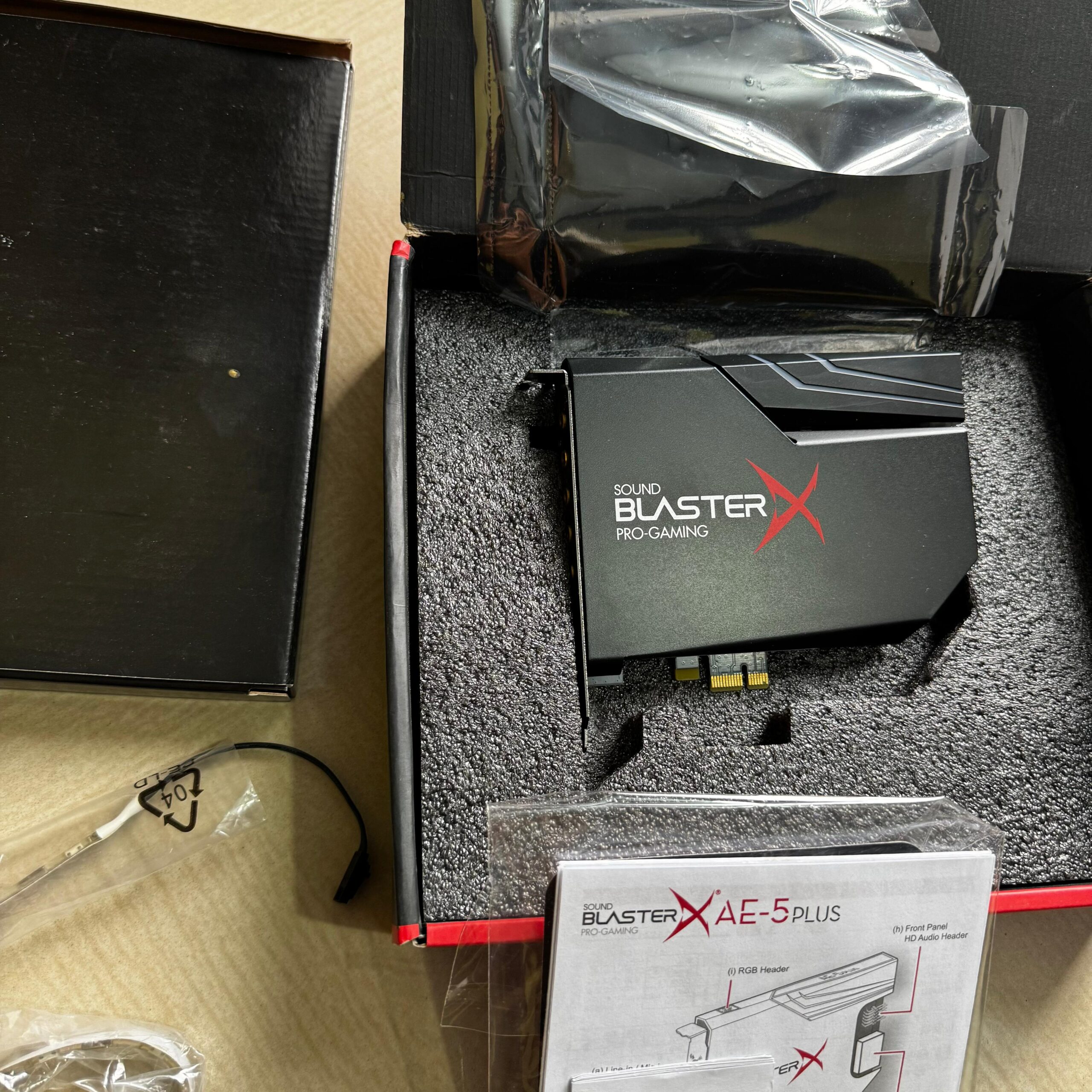 Creative Sound BlasterX AE-5 Plus PCIe RGB Gaming Sound Card/DAC