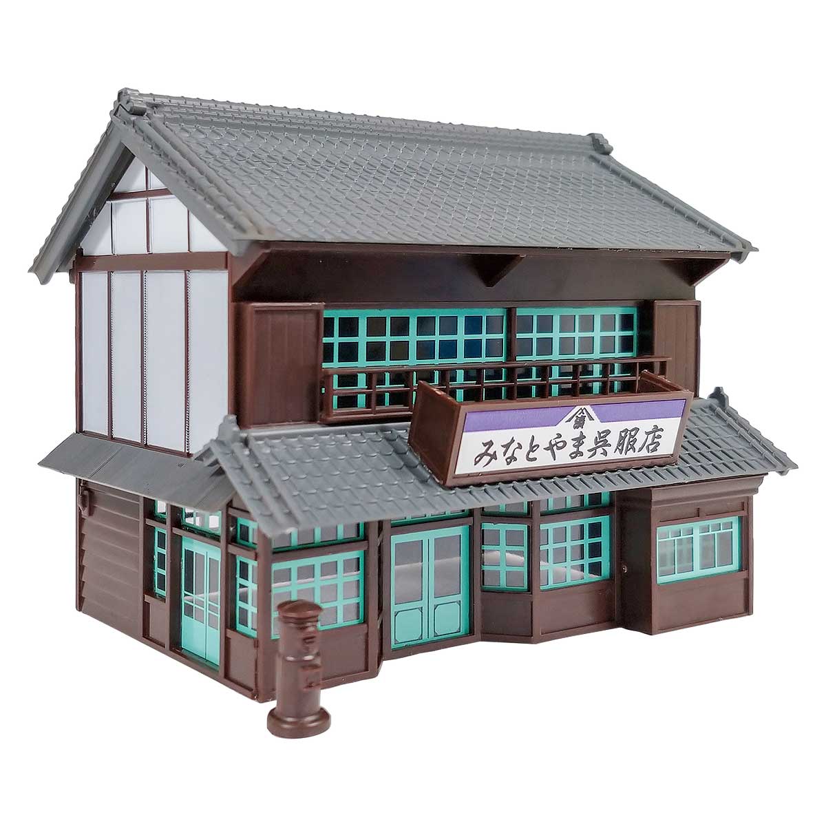 2639＞着色済み 商家 切妻｜着色済みストラクチャー｜Nゲージ鉄道模型