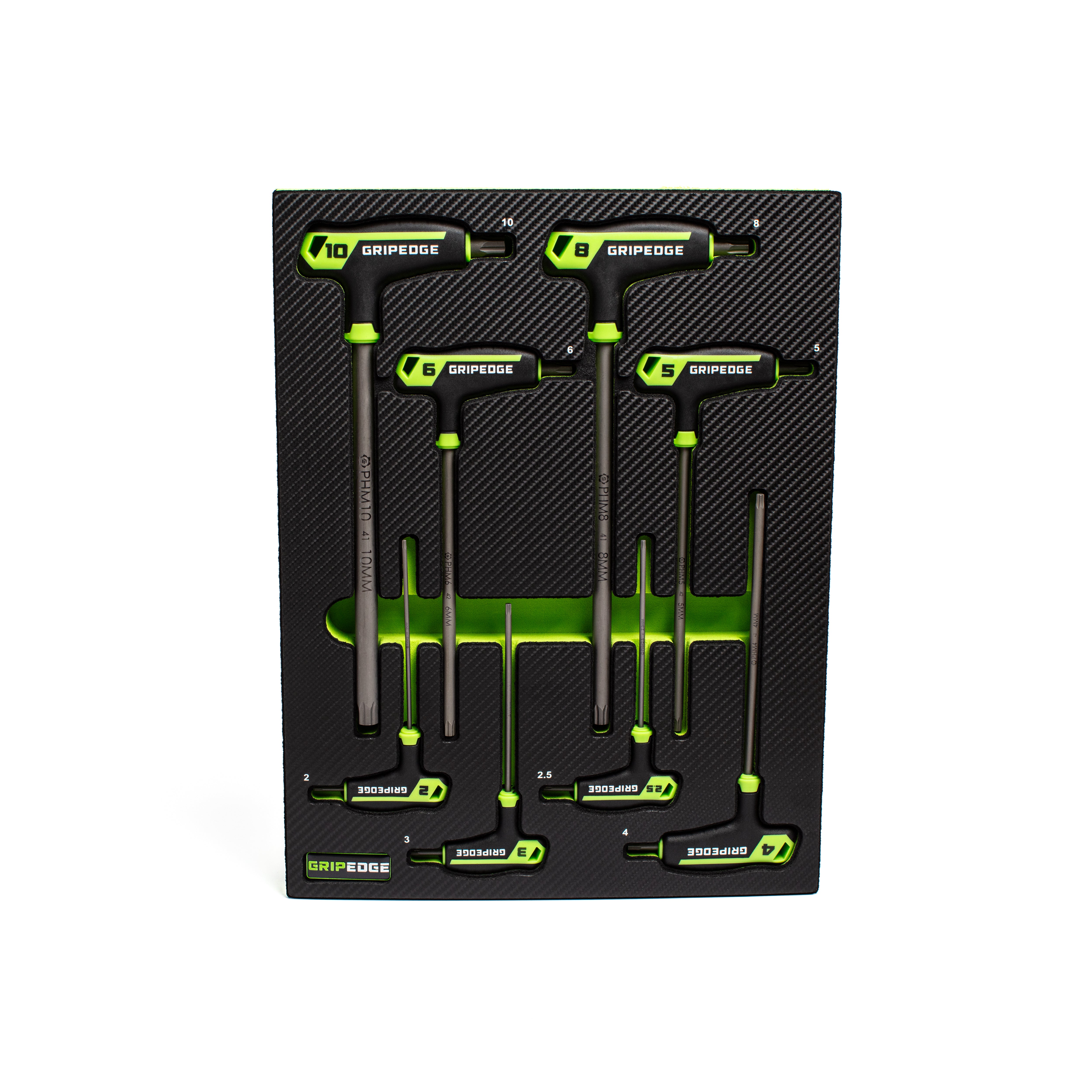 RPT Hex T-Handle Driver Set - 8Pc Metric | Grip Edge Tools