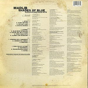 Madlib / Shades Of Blue(2LP) / Blue Note 2003 USオリジナル盤 VG+/