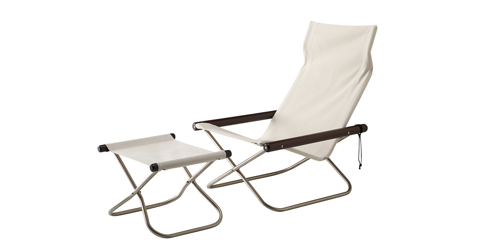 ニーチェアエックス ダークブラウン × ホワイト | D&DEPARTMENT