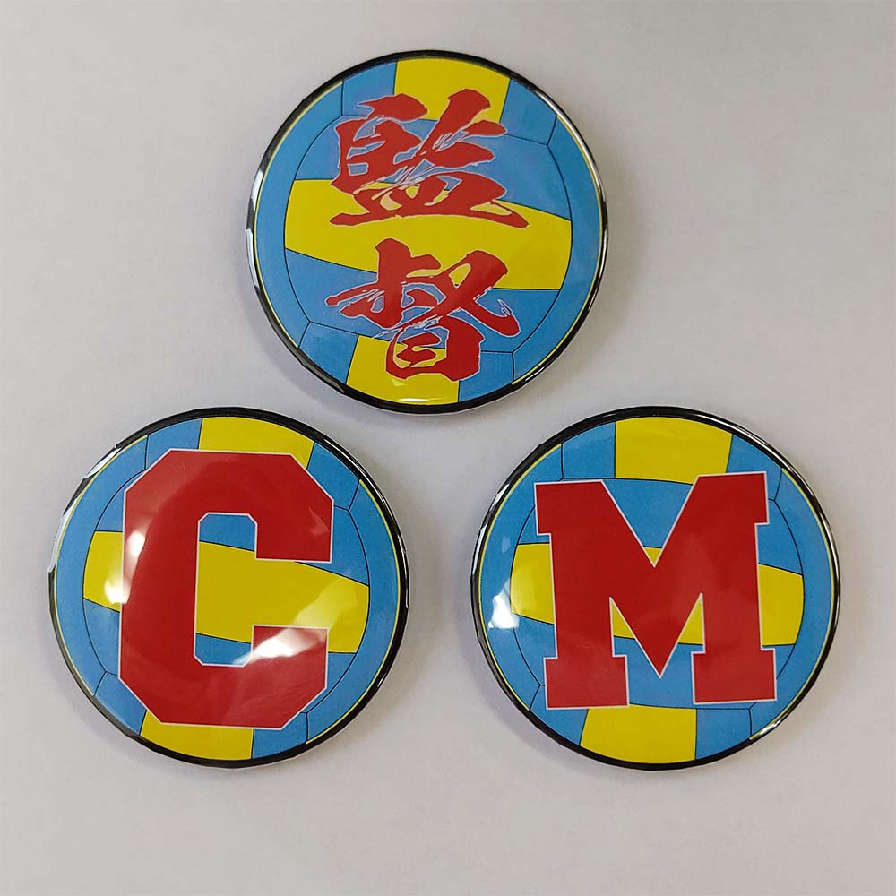 BIG缶バッジ(65ミリ) 監督・コーチ・マネージャー - DODGEFAN【ドッジ