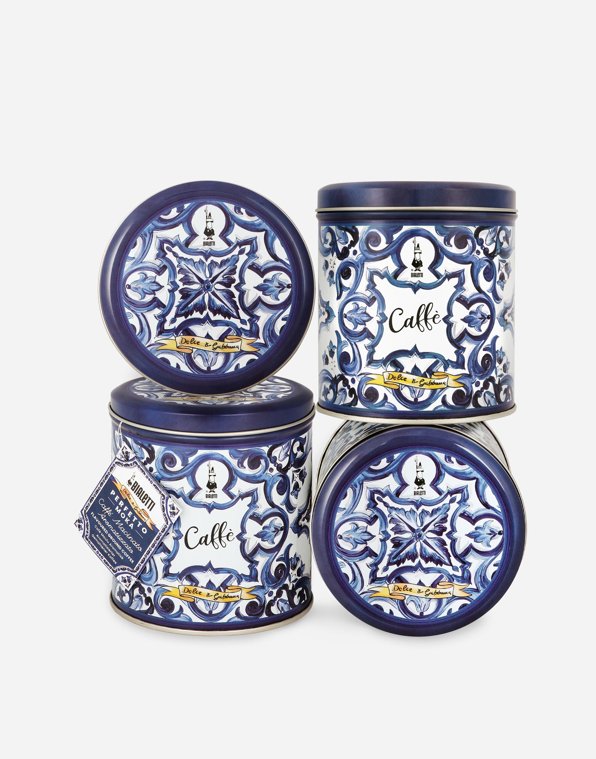 4 Coffee Canisters BIALETTI DOLCE&GABBANA in Multicolor