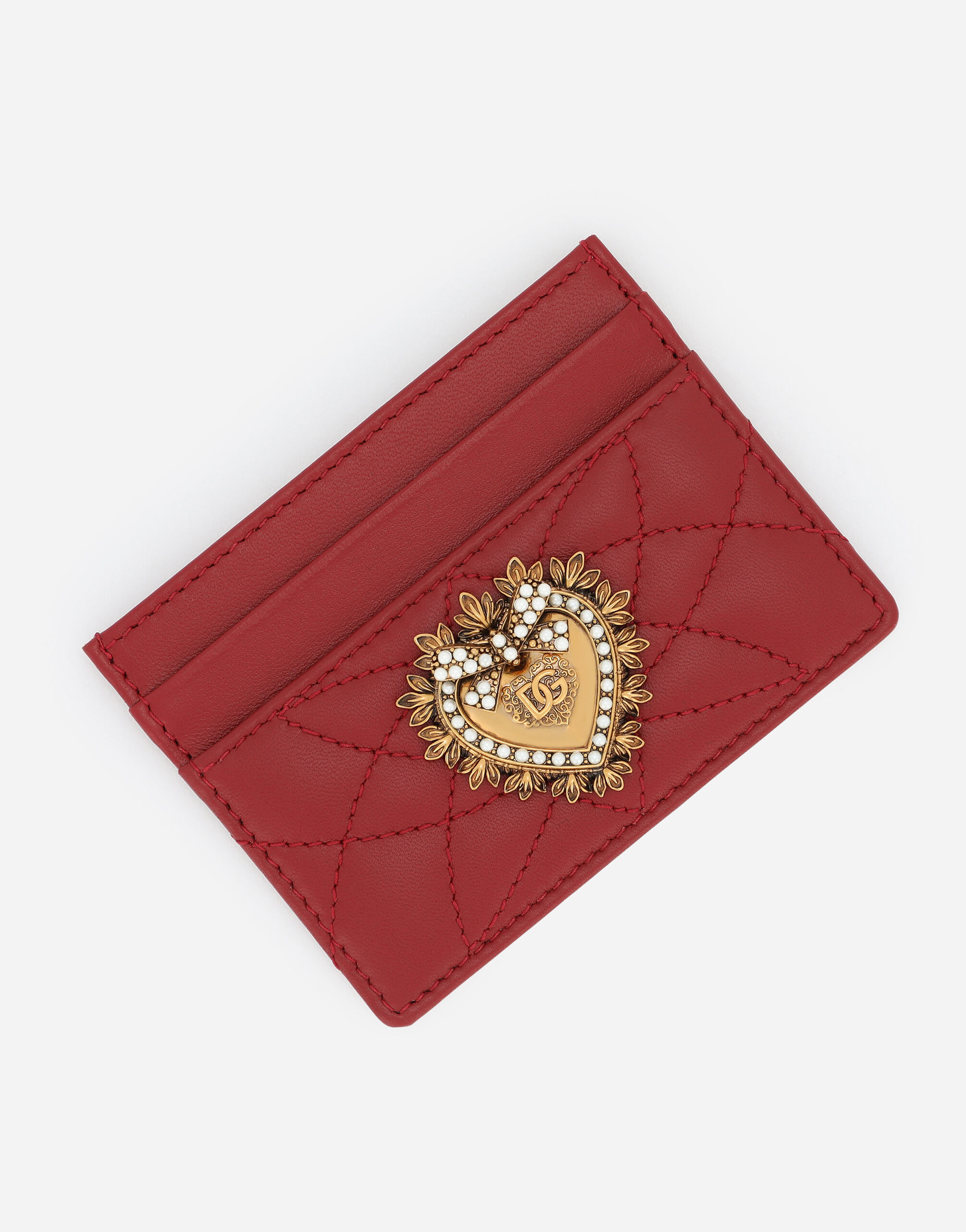 Devotion card holder in Red for Women | Dolce&Gabbana® US
