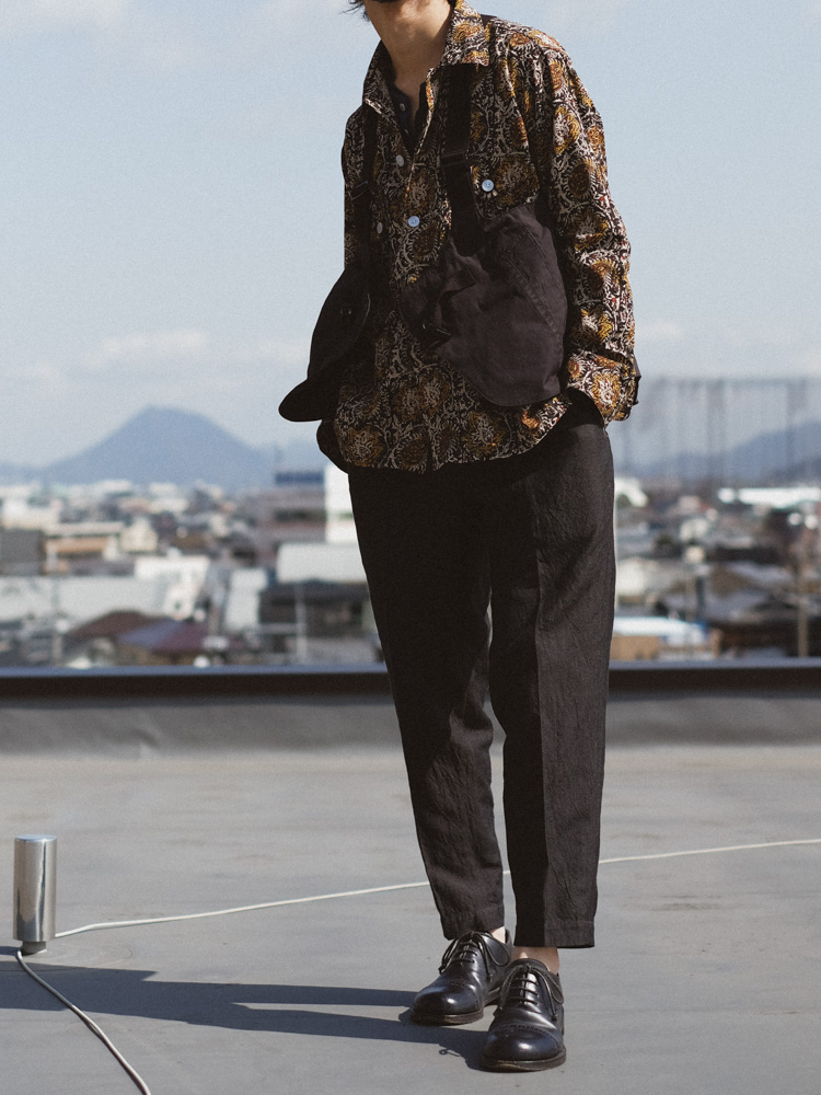Vol.4192【South2 West8：Smokey Shirt – Printed Flannel / Paisley