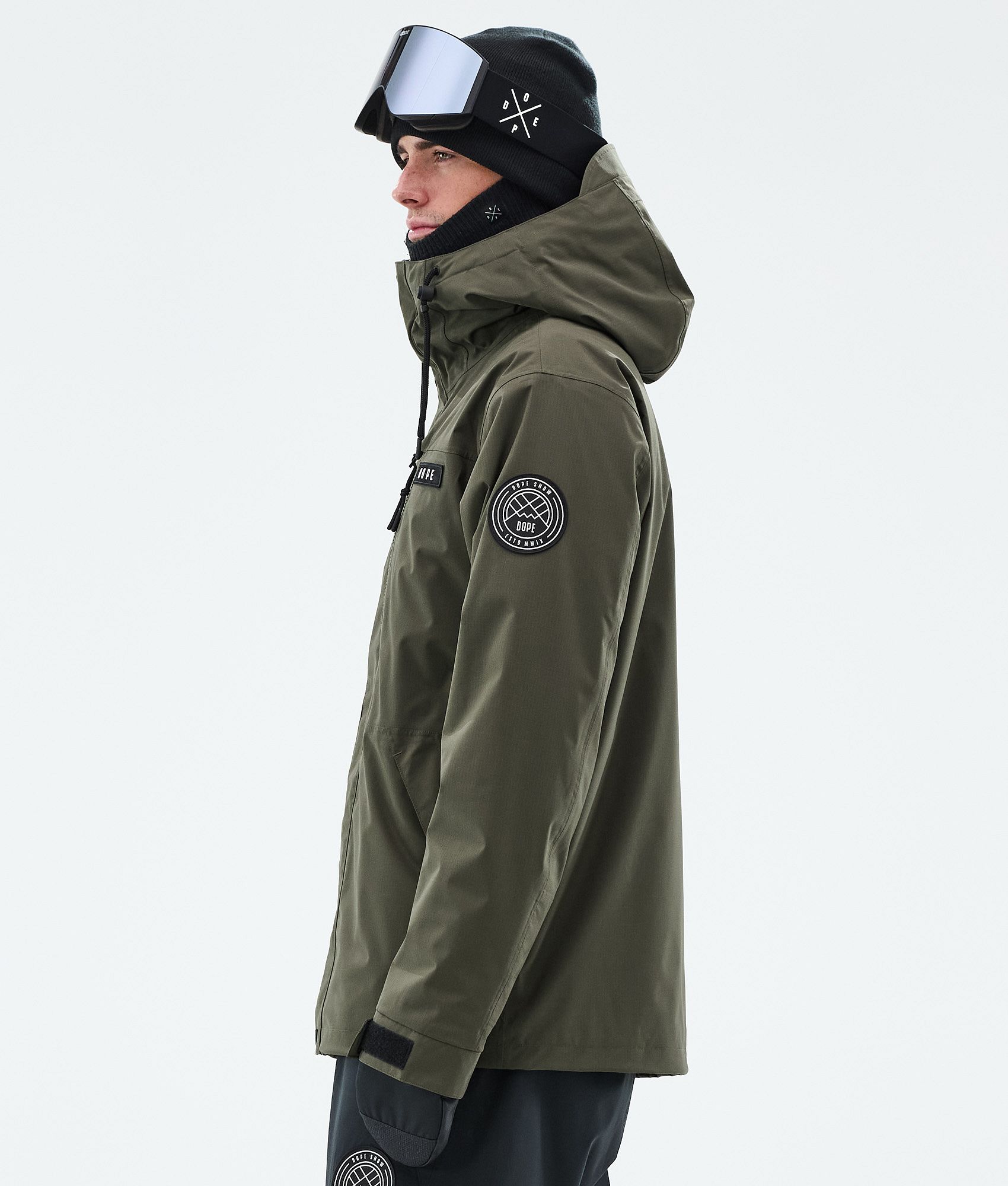 Dope Blizzard Full Zip スノーボードジャケット メンズ Olive Green