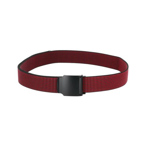 ラダーバックルベルトタフ 38mm ブラック×レッド TAKAGI 作業ベルト