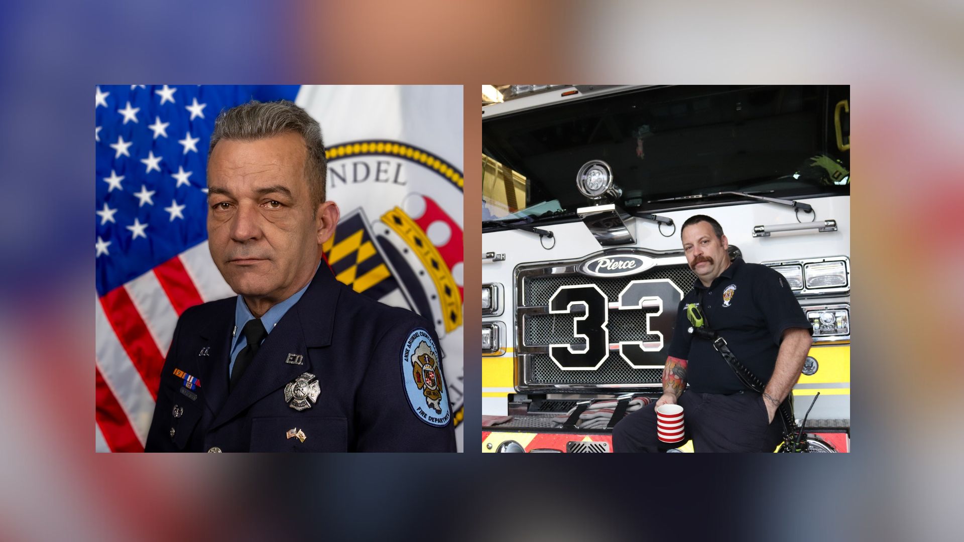 Two Anne Arundel County firefighters retire after years of service