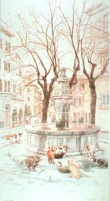 笹倉鉄平 旧市街の猫たち