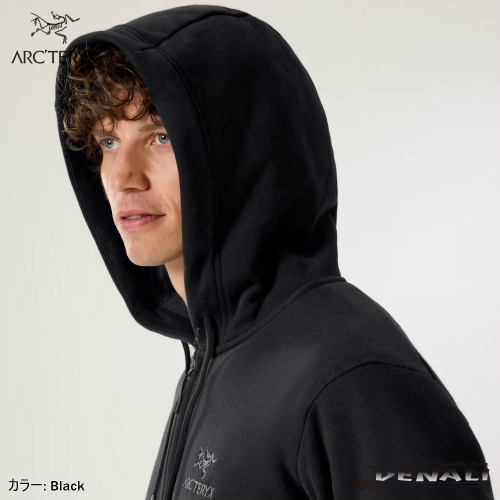 Emblem Fleece Full Zip Hoody Men's - 山の店 デナリ