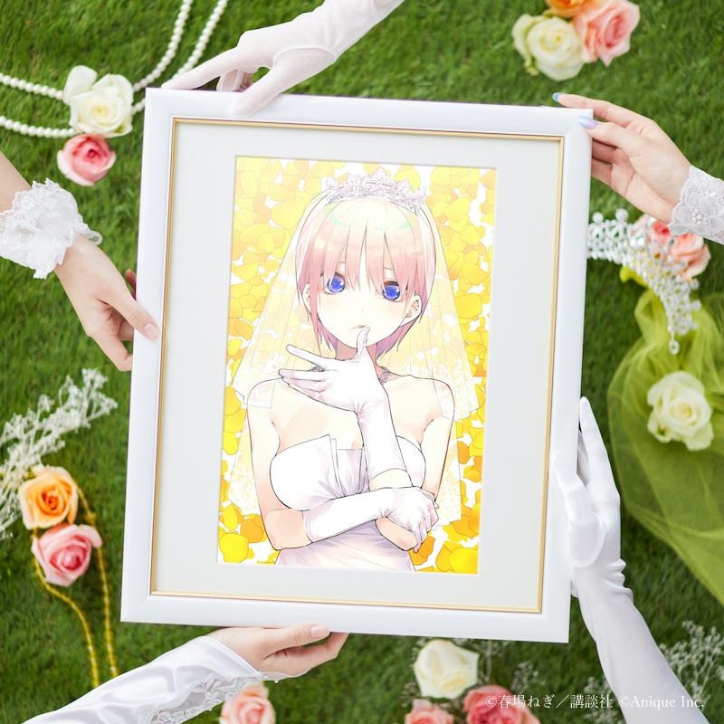 五等分の花嫁 中野一花 anique 額装絵 五等分の花嫁 中野一花 anique