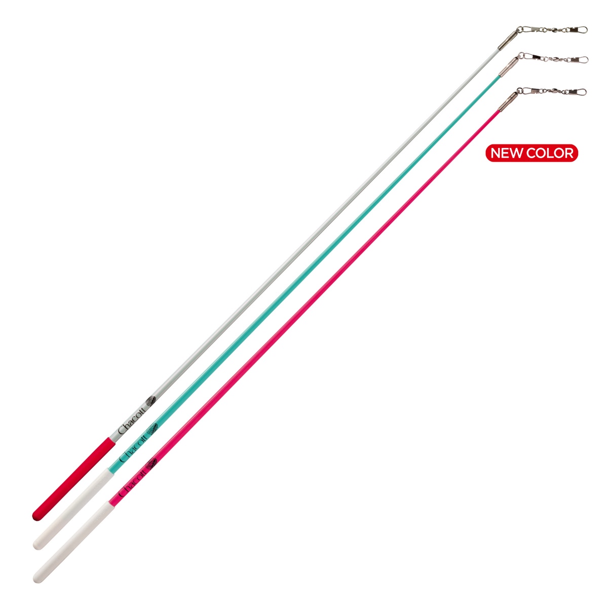 ラバーグリップスティック・先調子ソフト 600mm 新体操用【chacott