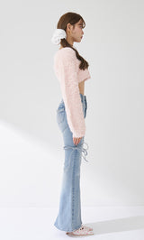 予約商品】ピコレースハイウエストフレアデニム – Darich (ダーリッチ)