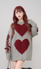 ハートロゴローゲージニットチュニック – Darich (ダーリッチ)