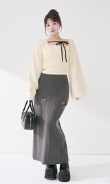 アシメレイヤードニットトップス – Darich (ダーリッチ)