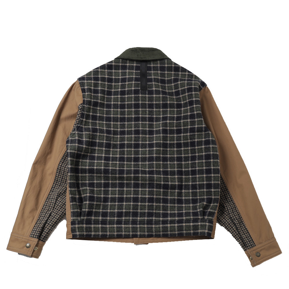 JUNYA WATANABE MAN) 綿オックス×ウールナイロンチェック FILSON W
