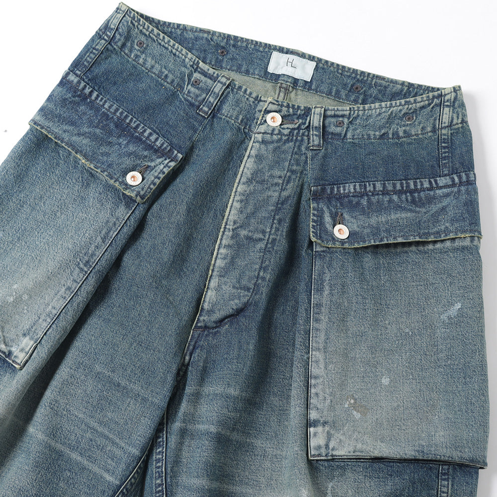 HERILL (ヘリル) Nep denim M44 Trousers 24-030-HL-8170-1 (24-030-HL